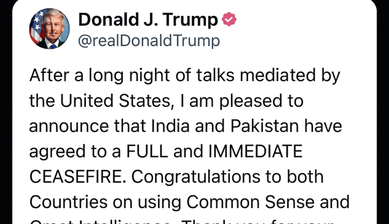Donald Trump tweeted